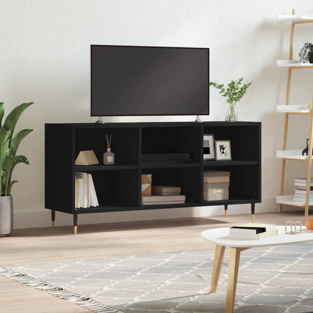 The Living Store Tv-meubel - 103.5 x 30 x 50 cm - Met veel opbergruimte