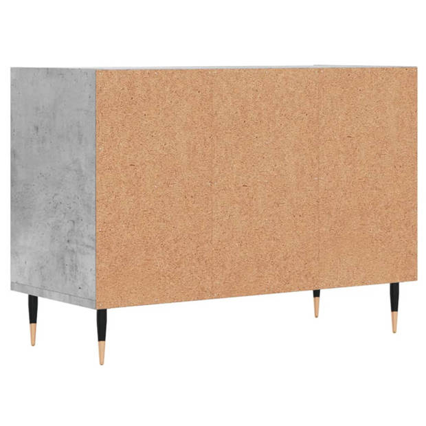 vidaXL Tv-meubel 69,5x30x50 cm bewerkt hout betongrijs