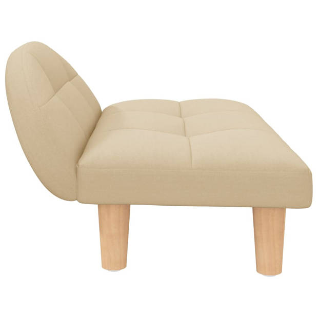 The Living Store Hondenbank - Comfort - Hondenbed - 70 x 52 x 30 cm - Crème