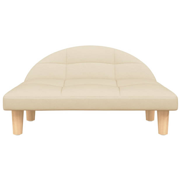 The Living Store Hondenbank - Comfort - Hondenbed - 70 x 52 x 30 cm - Crème