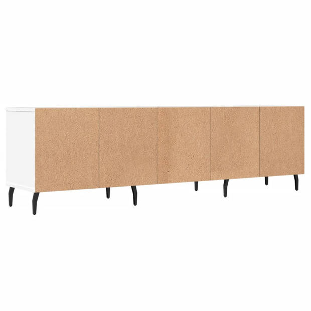 The Living Store Tv-meubel - Tv-kast - 150 x 30 x 44.5 cm - Wit