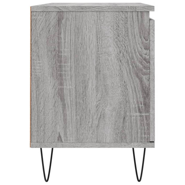 vidaXL Tv-meubel 104x35x50 cm bewerkt hout grijs sonoma eikenkleurig