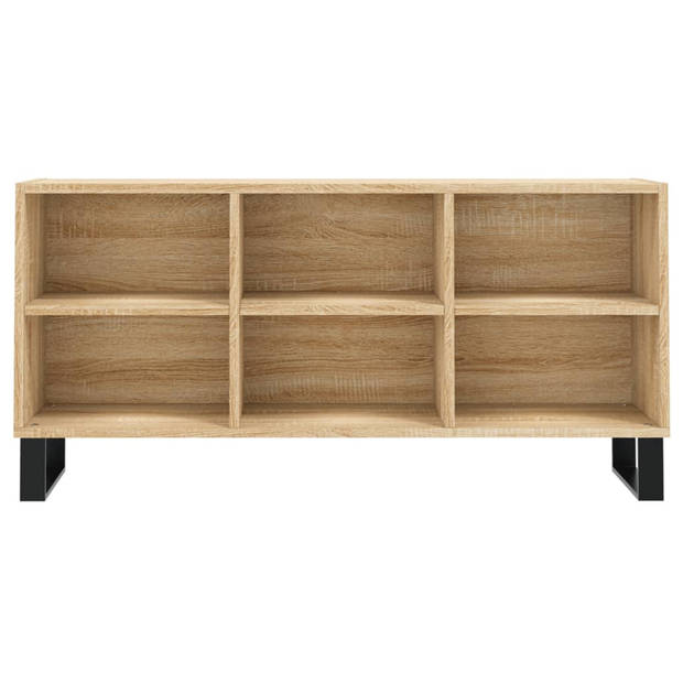 vidaXL Tv-meubel 103,5x30x50 cm bewerkt hout sonoma eikenkleurig