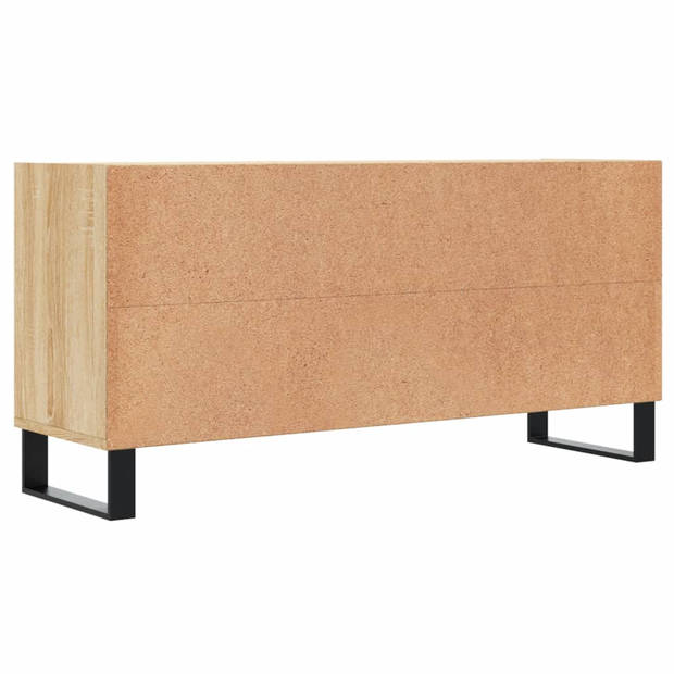 vidaXL Tv-meubel 103,5x30x50 cm bewerkt hout sonoma eikenkleurig