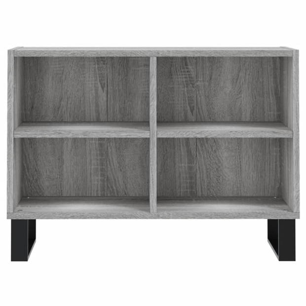 vidaXL Tv-meubel 69,5x30x50 cm bewerkt hout grijs sonoma eikenkleurig