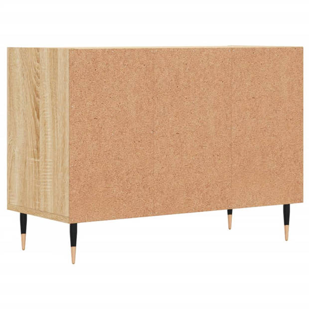 vidaXL Tv-meubel 69,5x30x50 cm bewerkt hout sonoma eikenkleurig