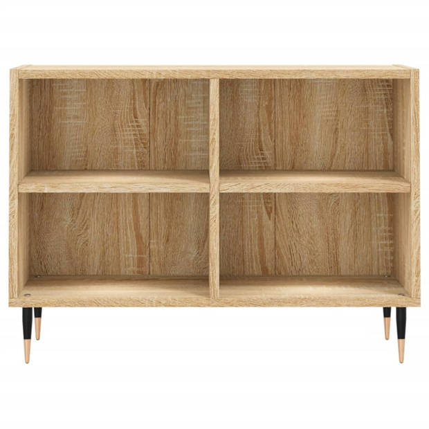 vidaXL Tv-meubel 69,5x30x50 cm bewerkt hout sonoma eikenkleurig