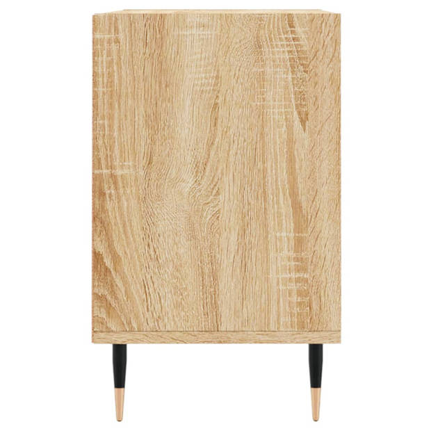 vidaXL Tv-meubel 69,5x30x50 cm bewerkt hout sonoma eikenkleurig