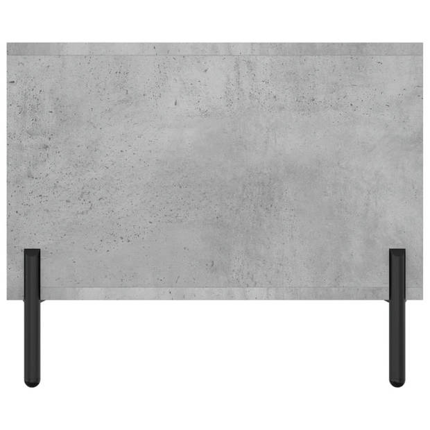 vidaXL Salontafel 102x50x40 cm bewerkt hout betongrijs