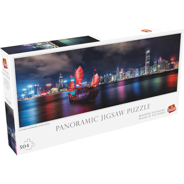 Goliath Victoria Harbour Hong Kong - Legpuzzel - 504 puzzelstukjes