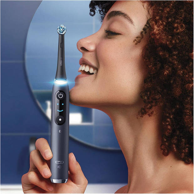 Orale -b io 9 - zwarte elektrische tandenborstel - Bluetooth -verbonden
