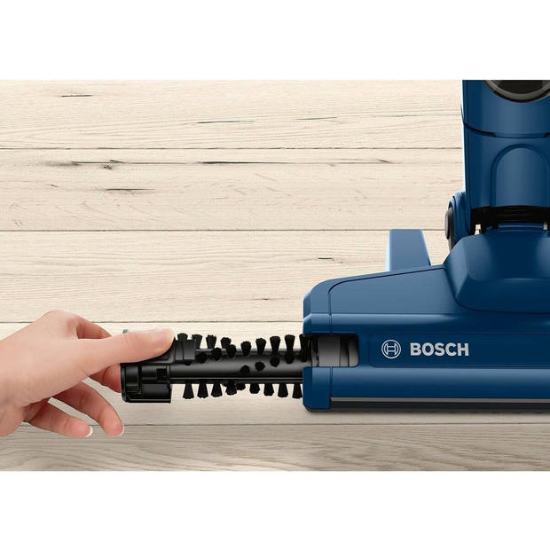 Bosch Serie 2 BCHF216S steelstofzuiger & elektrische bezem Zakloos 0,4 l Blauw Draadloze handstofzuiger