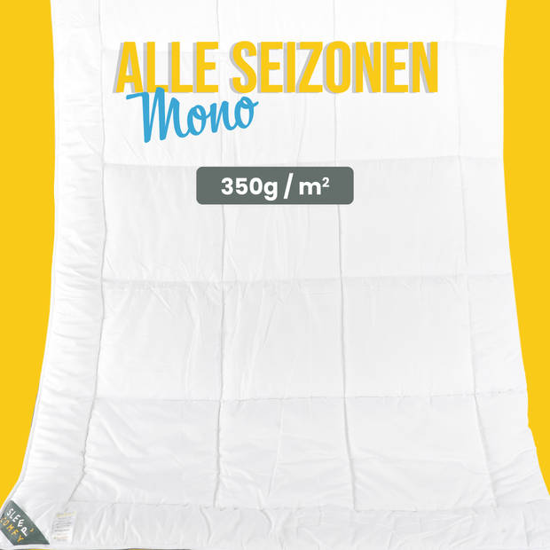 Sleep Comfy - White Soft Series - All Year Dekbed Enkel 200x200 cm - Anti Allergie Dekbed - Tweepersoons Dekbed