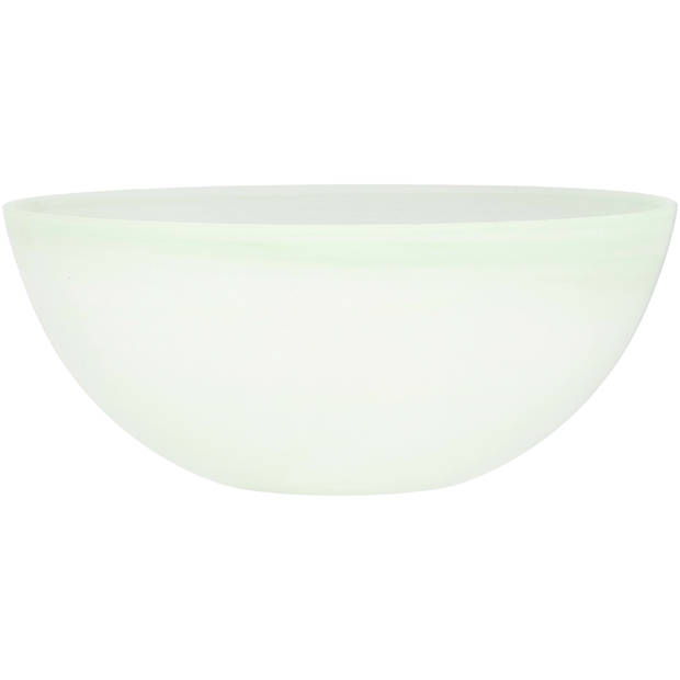 Blokker Soft Shades serveerschaal glas groen dia24cm