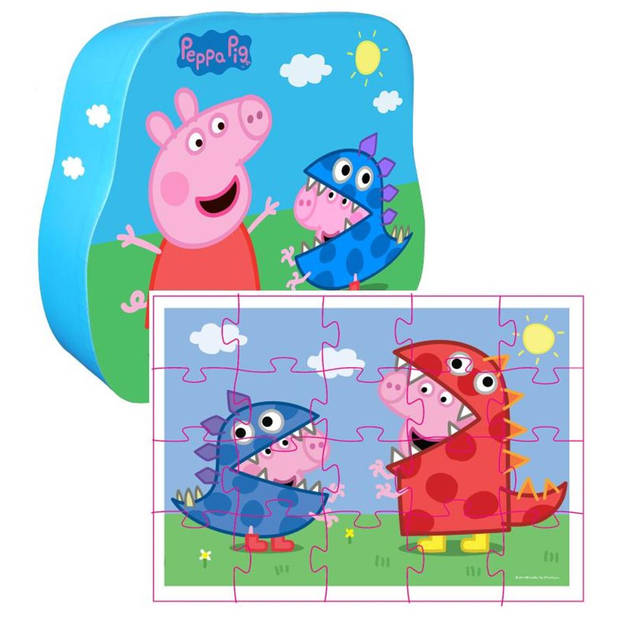 Veltman Peppa Pig Puzzel Peppa & George 24 stuk