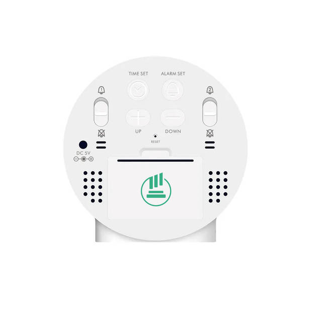 Digitale Wekker - Twee alarmen - Wit - Dimbaar - USB & AAA batterij - Voor volwassenen & kinderen - klok voor thuis in d