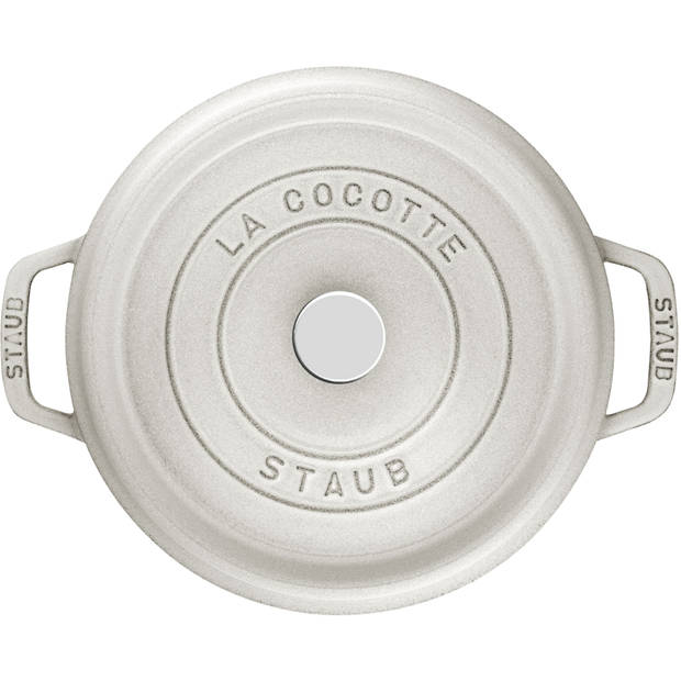 Staub Braadpan / Cocotte - White Truffle - ø 24 cm / 3.8 liter