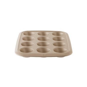 BergHOFF - Balance Cupcakevorm/Muffinvorm, 12 Stuks, Carbonstaal, Non-Stick, 6.5 cm - BergHOFF Leo Line