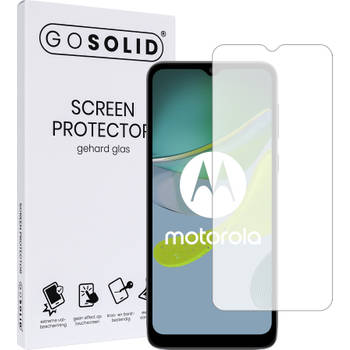 GO SOLID! Screenprotector voor Motorola moto E22i gehard glas