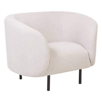 Beliani LOEN - Fauteuil-Beige-Polyester