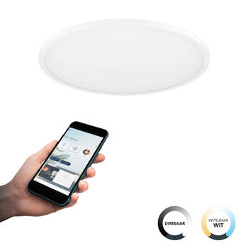 EGLO connect.z Sarsina-Z Plafondlamp - Ø 60 cm - Wit - Dimbaar