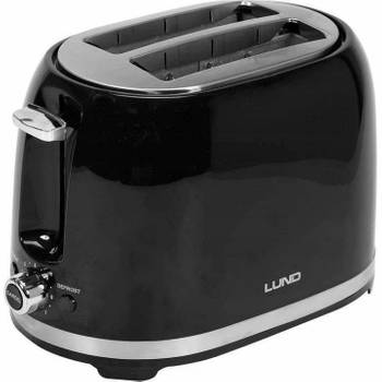 LUND Professional broodrooster - Toaster voor 2 sneetjes 850W zwart