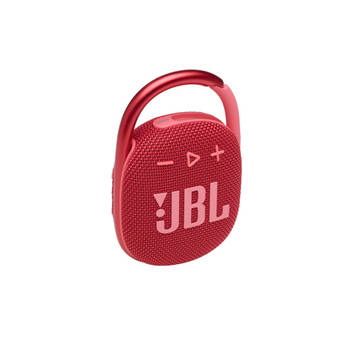 Dankzij de draagbare Bluetooth®-luidsprekers JBL CLIP 4 Rood