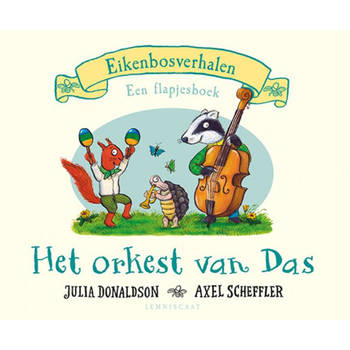 Lemniscaat Flapjesboek: Het orkest van Das. karton 2+