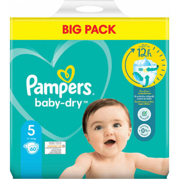 Pampers Baby Dry Maat 5 11-16 KG 60 Luiers