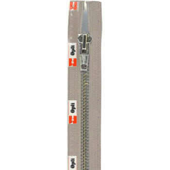 Opti 8055 M60 nikkelkleurige metaalrits 6mm deelbaar 75 cm