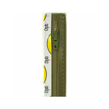 Opti 4800 S40 spiraalrits 4mm niet deelbaar 18 cm met werratrekker mos groen