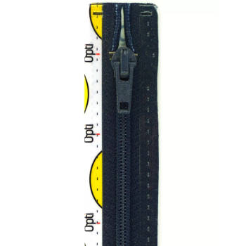 Opti 4802 S60 spiraalrits 6mm deelbaar 75 cm met fulda ritsentrekker donker blauw