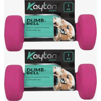 Dumbbells Roze - Zachte Gewichten voor Arm Oefeningen - Thuis Gym - Set van 2 stuks 1kg