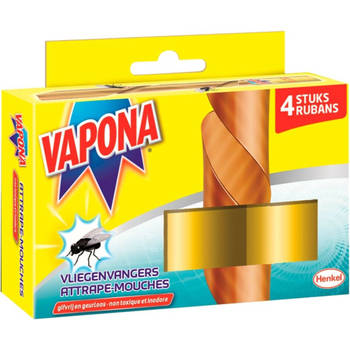Vapona - Vliegenvangers - Voordeelverpakking 48 stuks - Veilig en effectief