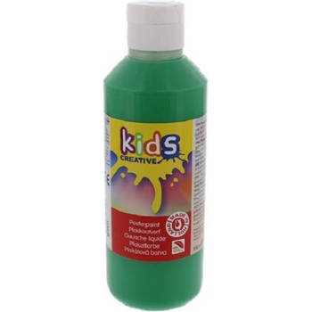 Plakkaatverf Kinderen – Groene Verf – 250 ml Fles – Geschikt voor Knutselprojecten