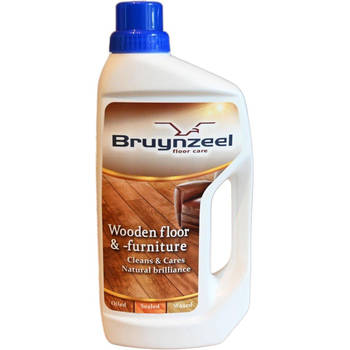 Bruynzeel - Reiniger voor Houten Vloeren en Meubels - Natuurlijke Glans - Vloer- en Meubelreiniger - 1 Stuk