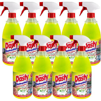 Dasty - Professional Ontvetter – Spray met Sproeikop 1000ml – 9 Stuks