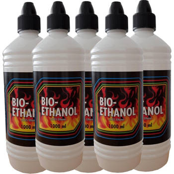 Bio-Ethanol 95% – Brandstof voor Openhaard – 5000 ml - 5 Liter – Duurzame Verbranding