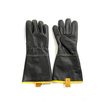 Yakiniku - BBQ Accessoire Handschoenen Leder - Leer - Zwart
