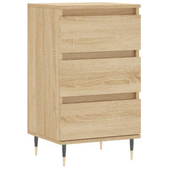 vidaXL Dressoir 40x35x70 cm bewerkt hout sonoma eikenkleurig