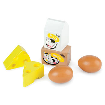 Tidlo Houten Eieren en Zuivel