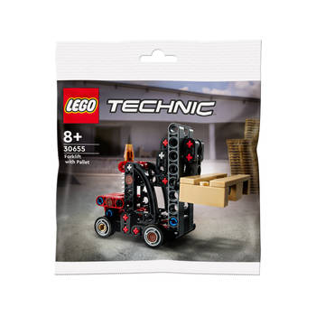 Lego technic vorkheftruck met pallet