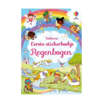 Usborne Eerste stickerboekje, Regenbogen. 3+