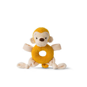 Bon Ton Toys Mago de aap geel rammelaar 15 cm