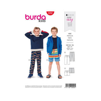 Burda 9281 Jurk/Top 104-146