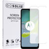 GO SOLID! Screenprotector voor Motorola moto E22i gehard glas