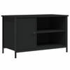 vidaXL Tv-meubel 80x40x50 cm bewerkt hout zwart