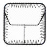 AXI Rebounder88 verstelbaar in Zwart 88x88cm