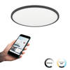 EGLO connect.z Sarsina-Z Plafondlamp - Ø 60 cm - Zwart/Wit - Dimbaar