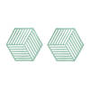 Krumble Pannenonderzetter Hexagon - Groen - Set van 2